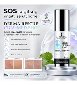 Miért lehet a DERMA RESCUE CICA-MED SHOT az egyik leghasznosabb SOS terméked a kozmetikában és az otthoni ajánlásaid között?