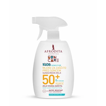 SUN CARE Kids Sensitive naptej spray F50 - vízálló