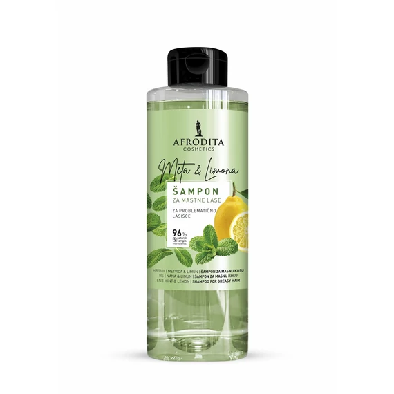 MENTA ÉS CITROM Sampon - zsíros hajra