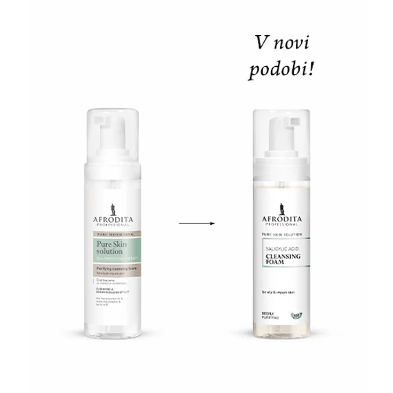 PURE SKIN SOLUTION Tisztítóhab zsíros, tisztátalan bőrre 