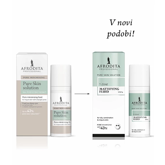 PURE SKIN SOLUTION Mattító, pórusösszehúzó fluid zsíros, tisztátalan és vegyes bőrtípusra