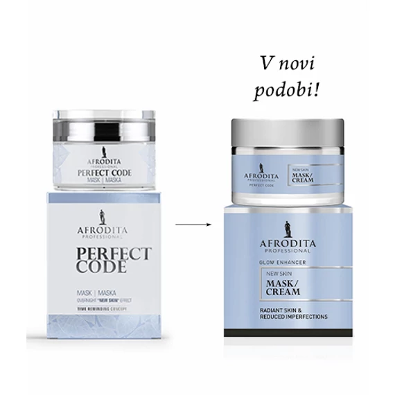 PERFECT CODE Éjszakai krém és maszk új „bőrhatással“ 