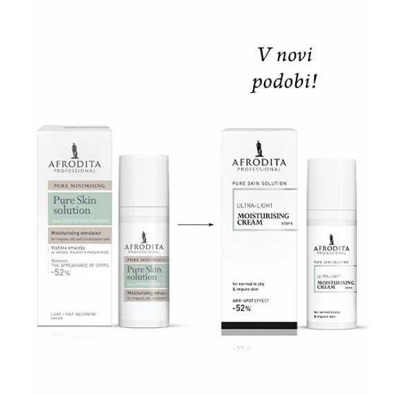 PURE SKIN SOLUTION Ultra könnyű hidratáló krém, emulzió normál, zsíros, tisztátalan bőrre