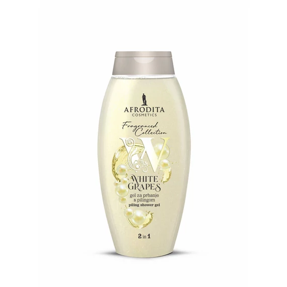 FEHÉR SZŐLŐ 2 az 1-ben Peeling olajos tusoló gél