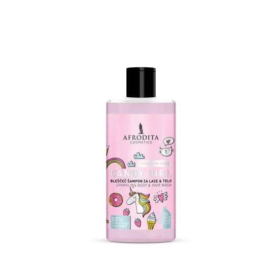 CANDY GIRL Habzó Fürdőgél Lányoknak testre és hajra