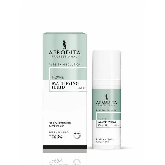 PURE SKIN SOLUTION Mattító, pórusösszehúzó fluid zsíros, tisztátalan és vegyes bőrtípusra