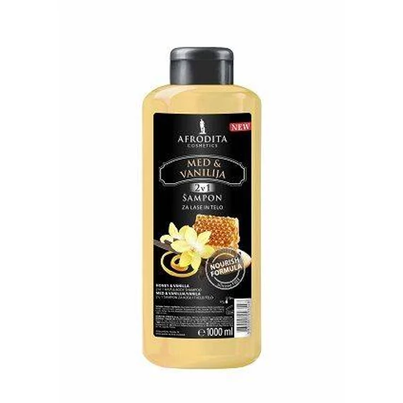 MÉZ és VANÍLIA Sampon és tusfürdő - selymes haj és bársonyos bőr